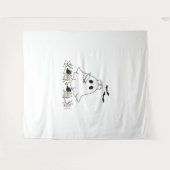 Tenture Infirmière Ghost mignonne Halloween Design T-shirt (Devant (Horizontal))