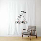 Tenture Infirmière Ghost mignonne Halloween Design T-shirt (En situation)