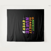 Tenture Infirmière la plus effrayante jamais drôle Hallowe (Devant (Horizontal))