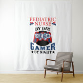 Tenture Infirmière pédiatrique Par Jeu De Jour Par Nuit -E (En situation)