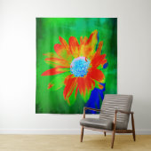 Tenture Infra Red Daisy (En situation)