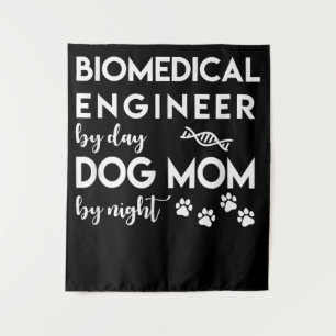 Tenture Ingénieur biomédical Chien Maman Amoureux des chie