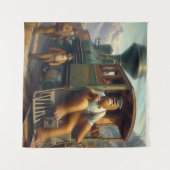 Tenture Ingénieur de train Bigfoot (Devant (Horizontal))