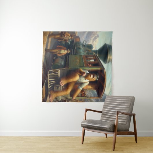 Tenture Ingénieur de train Bigfoot (En situation (horizontale))