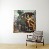 Tenture Ingénieur de train Bigfoot (En situation)