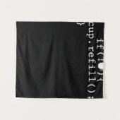 Tenture Ingénieur logiciel de codage intelligent de rempli (Devant (Horizontal))