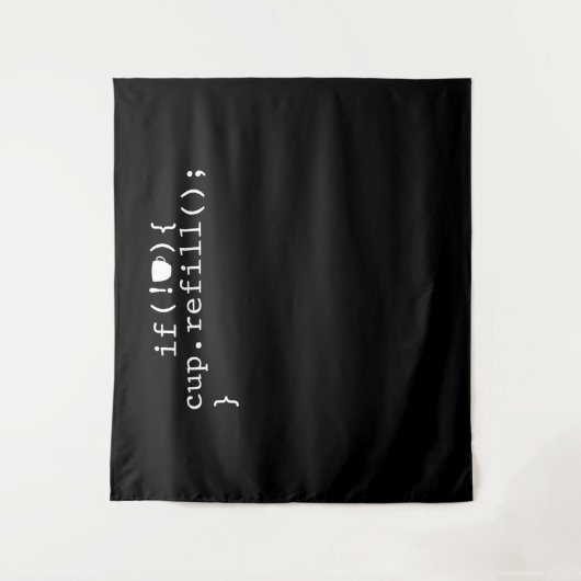 Tenture Ingénieur logiciel de codage intelligent de rempli (Devant)