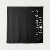 Tenture Ingénieur logiciel de codage intelligent de rempli (Devant (Horizontal))