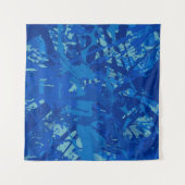 Tenture Ink hand made painting. Abstract wall art. Creativ (Devant (Horizontal))