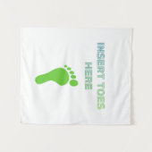 Tenture Insert Toes Here (Devant (Horizontal))