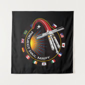 Tenture Insigne de mission spatiale (Devant (Horizontal))