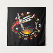 Tenture Insigne de mission spatiale (Devant)