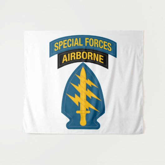 Tenture Insigne des forces spéciales - Onglet aéroporté (Devant (Horizontal))