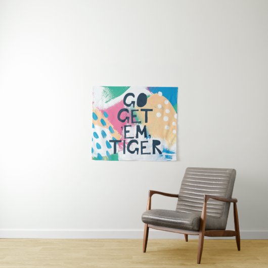 Tenture Inspiration II | Aller chercher 'Em Tiger (En situation (horizontale))