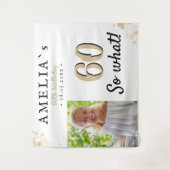 Tenture Inspirational 60th Birthday Photo fond (Devant)