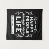 Tenture Inspirational Christian Quote from Proverbs 15:15 (Devant (Horizontal))