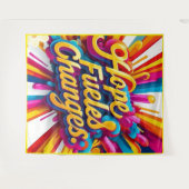 Tenture "Inspiring Resilience" (Devant (Horizontal))