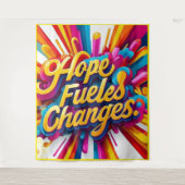 Tenture "Inspiring Resilience" (Devant)