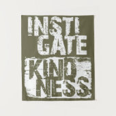 Tenture Instiller la bonté à l'humanité Sensibilisation so (Devant)