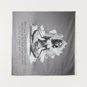 Tenture Instructeur de méditation Yoga Reiki Master Lotus  (Devant (Horizontal))