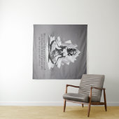 Tenture Instructeur de méditation Yoga Reiki Master Lotus  (En situation (horizontale))