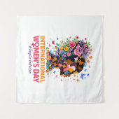 Tenture International Women's Day (Devant (Horizontal))