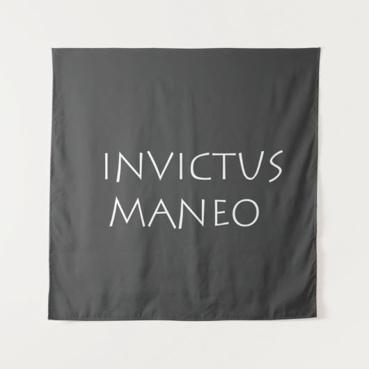 Tenture Invictus maneo (Devant)