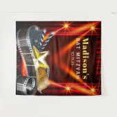 Tenture Invitation de Bat Mitzvah d'une star de cinéma hol (Devant (Horizontal))