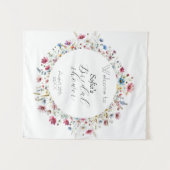 Tenture Invitation fleur de la Fête du Jardin (Devant (Horizontal))