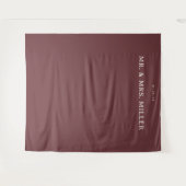 Tenture Invitation minimaliste marron élégant (Devant (Horizontal))