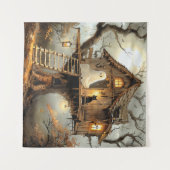 Tenture Invités de minuit au Lantern Tree (Devant (Horizontal))