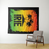 Tenture IRIE Jamaican Rastafarian Salutation coucher de so (En situation (horizontale))