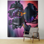 Tenture Iris à poils (En situation)