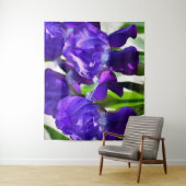 Tenture Iris Fleur Iris Violette (En situation)