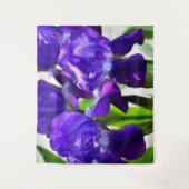 Tenture Iris Fleur Iris Violette (Devant)