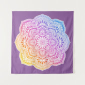 Tenture Iris Mandala Tapestry (Devant (Horizontal))