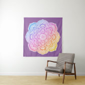 Tenture Iris Mandala Tapestry (En situation)