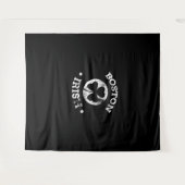 Tenture Irlandais Boston Tshirt Jour de la Saint Patrick P (Devant (Horizontal))