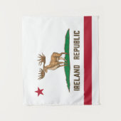 Tenture Irlande République Irish Elk Drapeau géant Cerf (Devant)