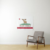 Tenture Irlande République Irish Elk Drapeau géant Cerf (En situation (horizontale))