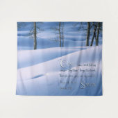 Tenture Isaïe 1:18 Inspirationnel (Devant (Horizontal))