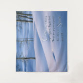 Tenture Isaïe 1:18 Inspirationnel (Devant)