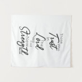 Tenture Isaïe 40:31 Bible Verse Script Police Christian (Devant (Horizontal))