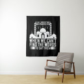 Tenture Islam - Allah comprend nos prières (En situation)