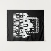 Tenture Islam - Allah comprend nos prières (Devant (Horizontal))