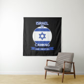 Tenture Israël appelle et je dois y aller (En situation)