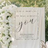 Tenture It Was Always You | Floral Wedding Backdrop