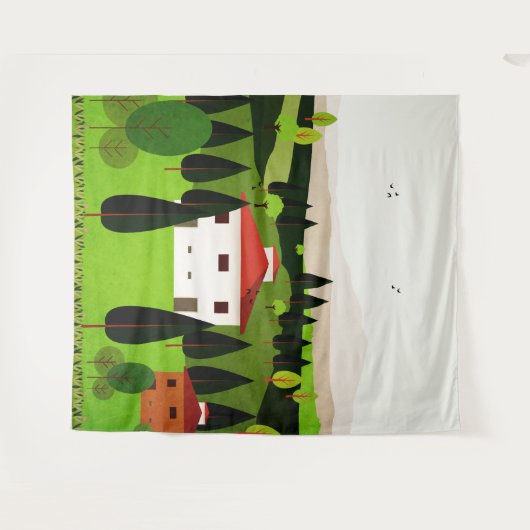 Tenture Italie (Devant (Horizontal))