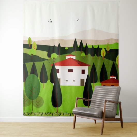 Tenture Italie (En situation)