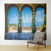 Tenture Italie Élégante Arches de Mariage Toile de Fond Ph (En situation (horizontale))
